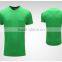 V Neck Fashion Tee Sportswear White Plain Dyed Man Blank Custom Embroidery T-Shirt