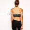 Latest Arrival Open Back Crop Top With Halter Neck In Crepe