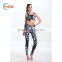 HSZ-YD46018 Yoga Clothes Women Ladies Gym Fitness Ultra-Thin Stretch Wear Indian Leggings 2017 Tops Latest Design Sportswear