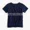 Wholesale comfortable custom design baby clothes 2017 Boys' slub pocket T-shirt new style plain children clothing