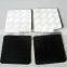 Black white industrial Adhesive hook and loop tape squares pieces