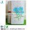Novel logo custom felt cover with embroidery spiral binding dairy notebook with elastic band
