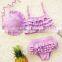 1-10 years old lovely baby girls two piece swimsuit