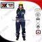 Industrial Safety Flame Retardant Cotton Anti Flame Coverall With Long Sleeve For Welder