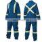 100%Cotton fire retardant coverall for welder used blue wear rough workwear