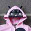 Latest Pink Sweet Baby Girl Windproof Rain Jacket