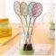 Creative badminton racket neutral pen creative cartoon stationery kawaii school Office supplies Cheap gel pen wholesales