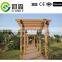 2017 outdoor WPC garden balcony pergola