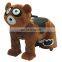 HI plush coin operated walking electrical animal toy car