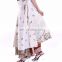 Indian Beautiful Summer printed rapron skirts party dress for women Knee Length Wrap Skirts Fashion Beach Skirts