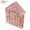 Cardboard Cute Cartoon House Shaped Storage Box with 24 Mini Drawers