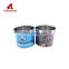 Factory high quality round sealing type solvent cement container paint glue screw tin