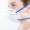 Molded Blue Headband Custom Dust Mask Nonwoven Fabric Mask