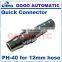 5pcs a lot GOGO ATC Pneumatic Air Compressor Hose 12mm Quick Coupler Plug Socket Connector PH-40 One touch quick fitting