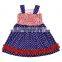 Fashion One Piece Baby Party Girls Dresses With Bowknot