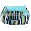 Washable Customized Size And Color Stripe Pet Bed For Dogs Or Cats