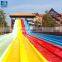 Big Water Park Rainbow Slide Fiberglass Water Slide Tube