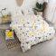 2020 new design pattern reactive printing aloe cotton polyester fabric soft breathable bed sheet duvet cover cheap bedding set