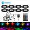 China Multicolor Ultra Wide Car Decorative Chassis Lights Offroad Led Rgb Rock Lights Music For Jeep Suv Atv Truck Motorcycle