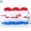 Transparent color inflatable bunker obstacle with IPS game,inflatable bunker