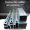 aluminium profile 6063 T5 alloy straight square tube standard size 15 x 15