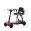 Topmedi TEW128 light weight 3 wheel automatic folding electric mobility scooter for adult