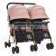 Easy Folding  Double Twin Stroller /Two Seat Baby Cart/Twin Pushchair Lightweight