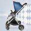 High landscape baby stroller can sit four wheel shock absorber folding baby stroller 3 in 1