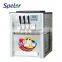 Table Top Soft Serve Multi Home Snack Shop Use Stainless Steel Ice Cream Machines 3 Flavor Machine