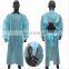 personal protective equipment Disposable isolation gown PE/CPE blue disposable isolation gown