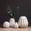 Irregular Marble Nordic Creative Large Ceramic Vase For Showroom Living Room Decoration
