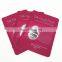Three Side Seal Packaging Plastic Pouch Custom Printing Facial Mask Bag Heat Sealing Aluminum Foil Flat Pouch