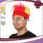 hot sale world cup promotional items spain flag half and half color wig