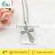Pave cross pendant