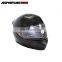 Factory Customized Cool Black Carbon Fiber Full Face Motorcycle Street Bike Helmet