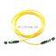 SM MPO/MTP Single mode 8/12/24 Cores Fiber Optic Patch cord cordon de raccordement en fibre Fiber Jumper mpo mpo patch cord
