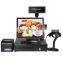 15 inch touch screen android pos , android pos terminal with printer