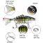 Classic 9.5cm 15g  6 colors  Pike Fishing Baits Hook 7 Segment Lifelike Skin Multi Joint Body Pike Lure