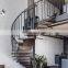 U Shaped Home Stair Spiral Staircases