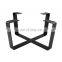 Modern Style Wrought Iron Table Legs Rustic Heavy Duty  Industrial Frames X Shape Custom Meeting Metal Table Base