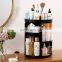new style 360 Degree Rotating plastic Adjustable Cosmetic Storage Makeup Organiser box