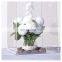 White Acrylic Pedestal Plinth Set Square Acrylic Wedding Flower Plinth Display