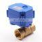 CWX-15 series stainless steel brass BSP NPT 12v 24v 110v 220v motorized flow control valve electric actuator ball valve