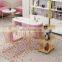 Stylish modern cheap beauty salon furniture marble manicure nail table