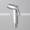 Bathroom Plastic Chromed 2 Functional Bubble Shattaf Water Flow Controlled Bidet Sprayer for Toilet Handheld