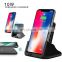 Carregador 15w wireless charger with detachable stand bracket