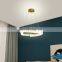 Modern simple and luxury helical led crystal Chandelier for home lighting