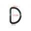 Black Silver Gold 1 Inch Custom Leather Handbag D-Ring Shape Metal D Ring Buckle For handbags Belt