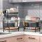 Multi-functional Kitchen Drain Storage Rack Non-slip Bowl Dish Cutting Board Etc Kitchen Organizer Rack With Hooks