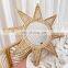 Unique Universe Starry Nights Rattan Mirror for Wall Kid room decor Handmade Decorative Wicker Vietnam Manufacturer